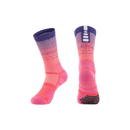 Mid-Calf Basketball Socks Thick Towel Bottom