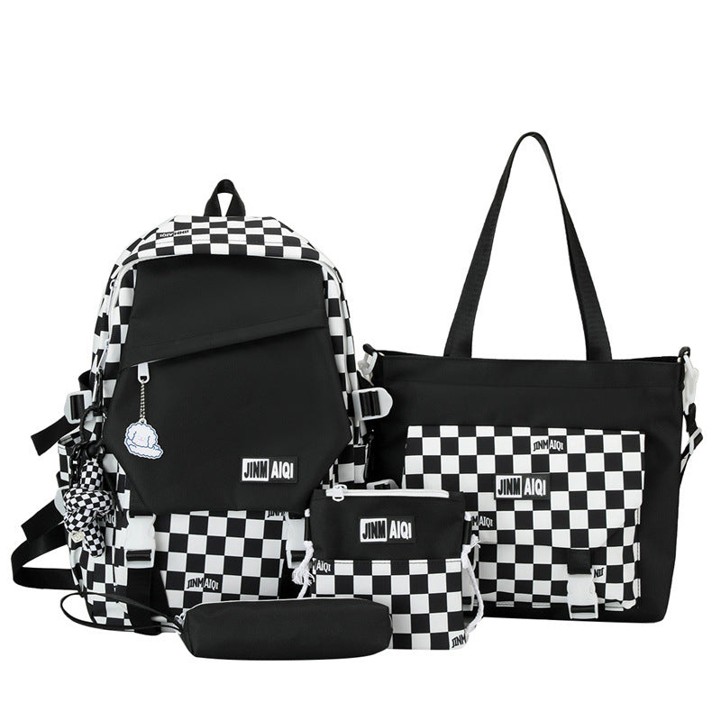 4-piece set for middle school students, backpack