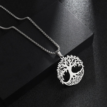 Skull necklace stainless steel