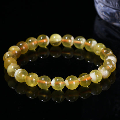 Natural golden grape stone bracelet.