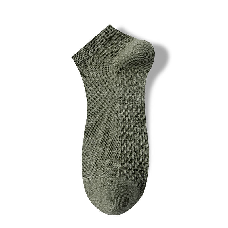 Summer Cotton Mesh Anti-Odor Men's Socks