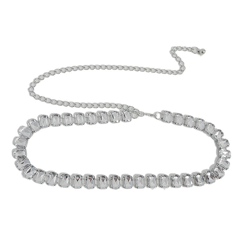 Acrylic crystal chain waist chain