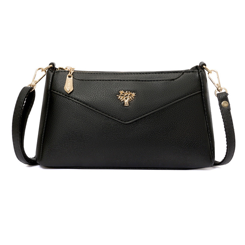 Letter Versatile Shoulder Small Square Bag