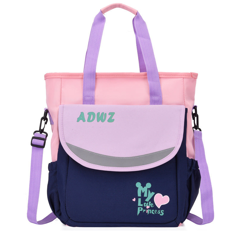 Multi-purpose primary school student tutoring shoulder bag