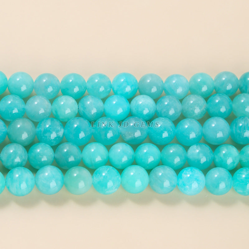 Natural ice Tianhe stone round beads loose beads