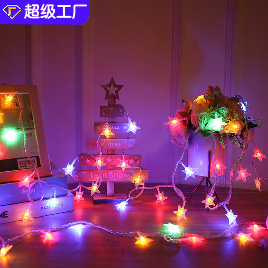 LED colored lights flashing ball neon light small light string