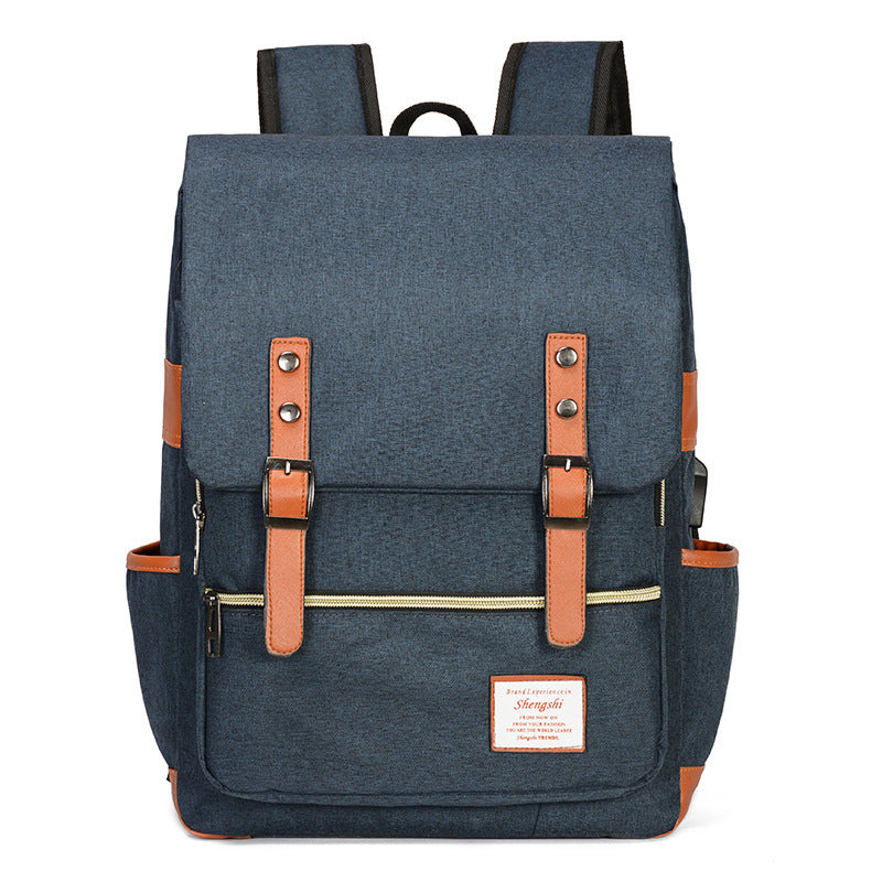 Vintage Outdoor Canvas Travel Backpack