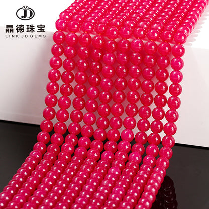 3/6Mm Ruby Round Beads Loose Beads