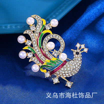 Animal Peacock Brooch Fashion