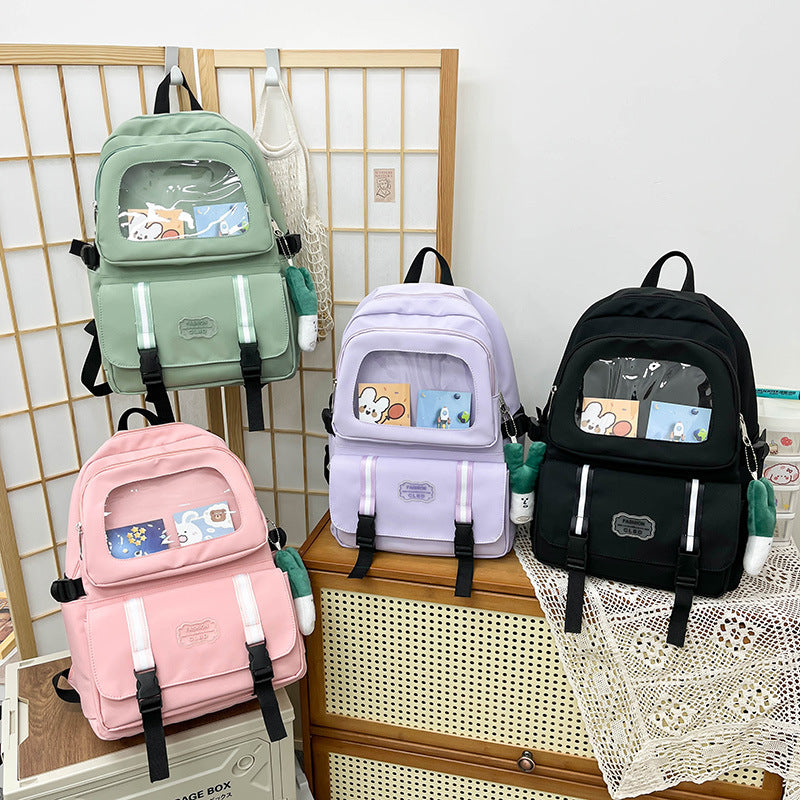 Fashionable college student schoolbags, backpacks and handbags