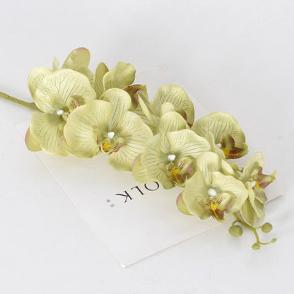 9 autumn color Phalaenopsis artificial flowers