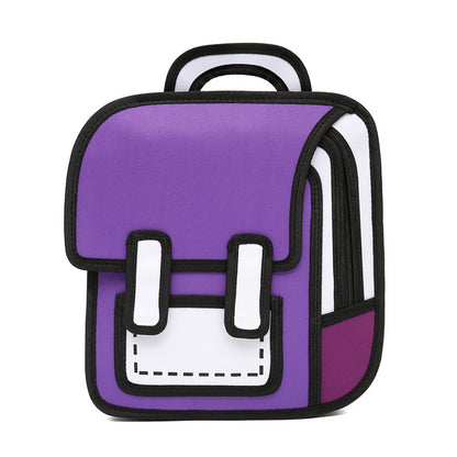 Second dimension kindergarten school bag