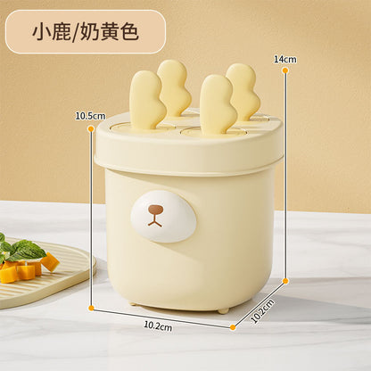 Cartoon Ice Cream Ice Tray Food-Grade Ice Cube Maker