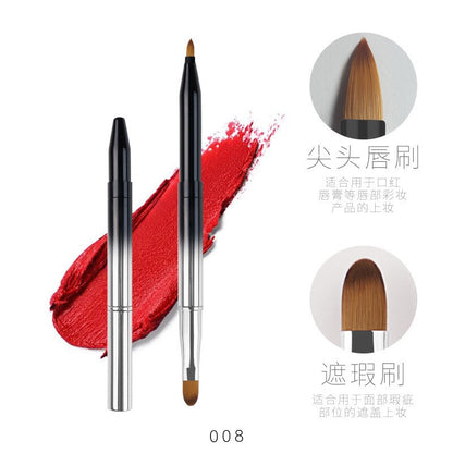 Colorful Retractable Dual-Ended Lip Brush