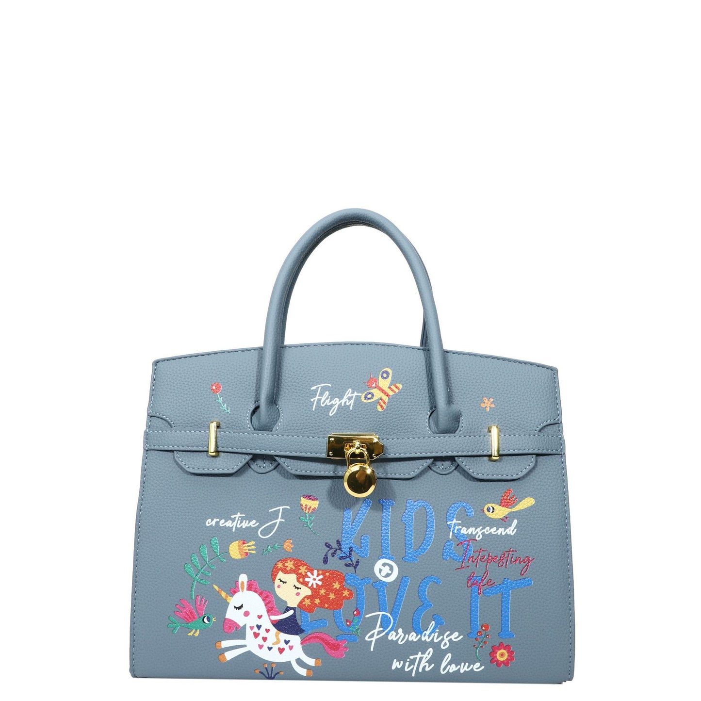 Large capacity graffiti fashion handbag