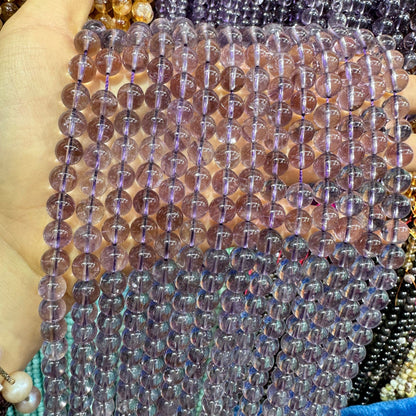 6-12mm natural 7A amethyst beads