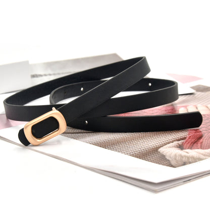 Thin belt women's student leisure