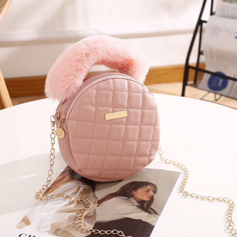 Niche fashion small round bag