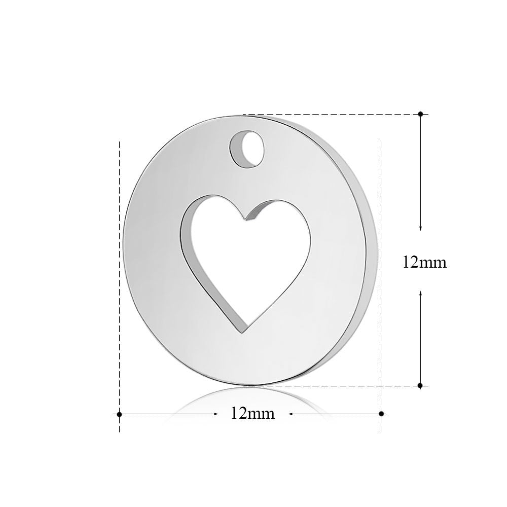 10 pcs/heart-packed sun yoga star moon pendant