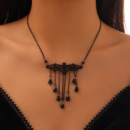 Halloween tassel chain collarbone chain necklace