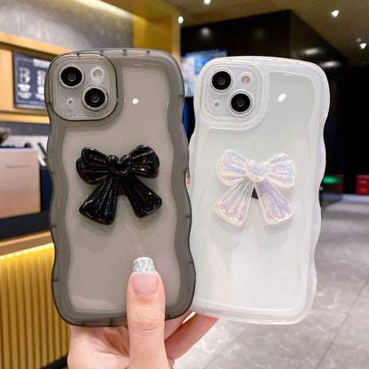 OPPO RENO9PRO Wavy Colorful Bow A58 Ins Style Case