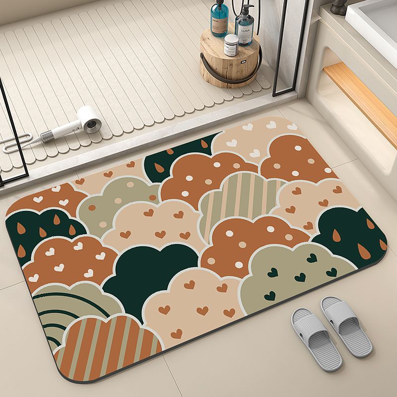 Diatomaceous Earth Non-Slip Mat Bath Door Mat