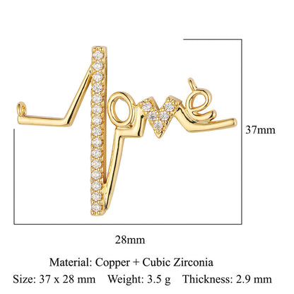 Dripping oil eyes copper zircon pendant eye mask DIY