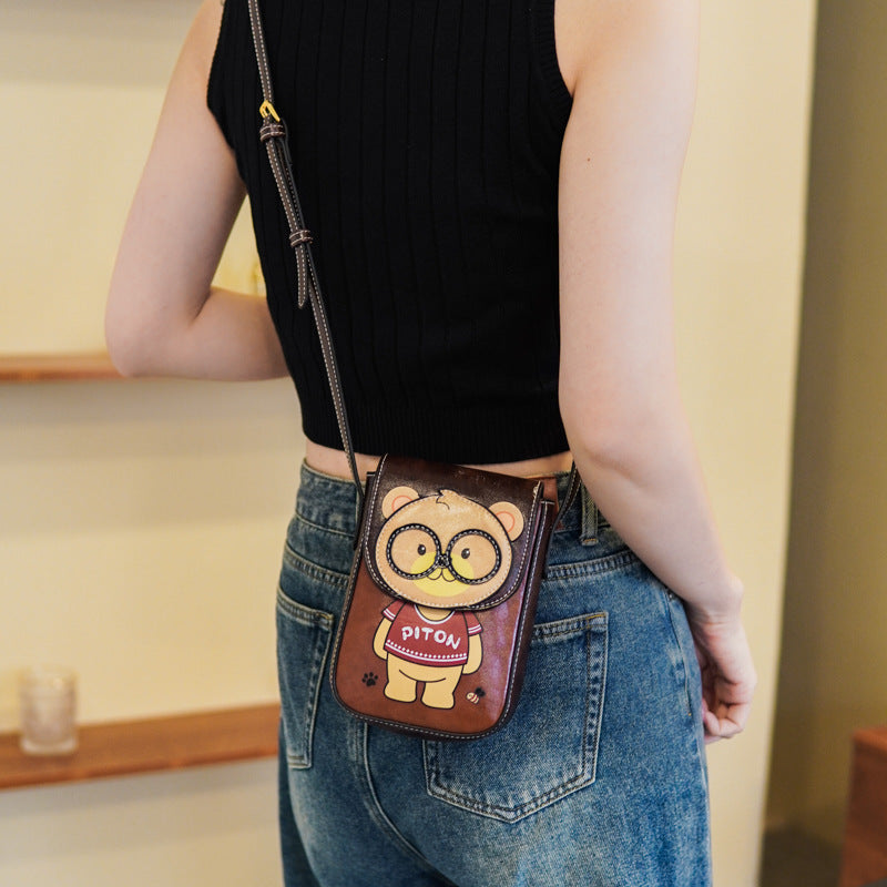 New fashionable classic bear mobile phone bag