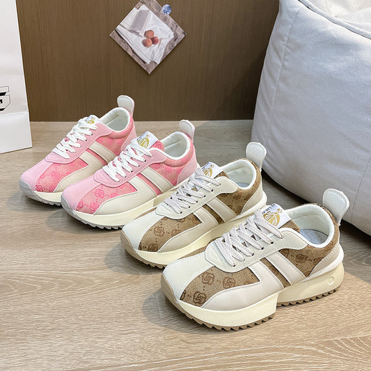 Versatile Forrest Gump thick-soled canvas sneakers for women