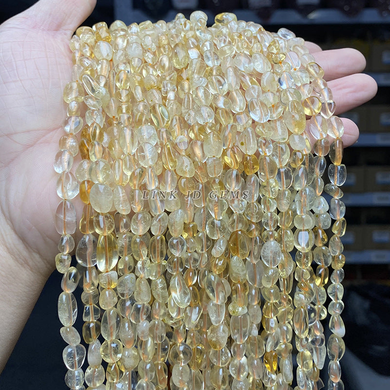 6-8Mm irregular citrine loose beads