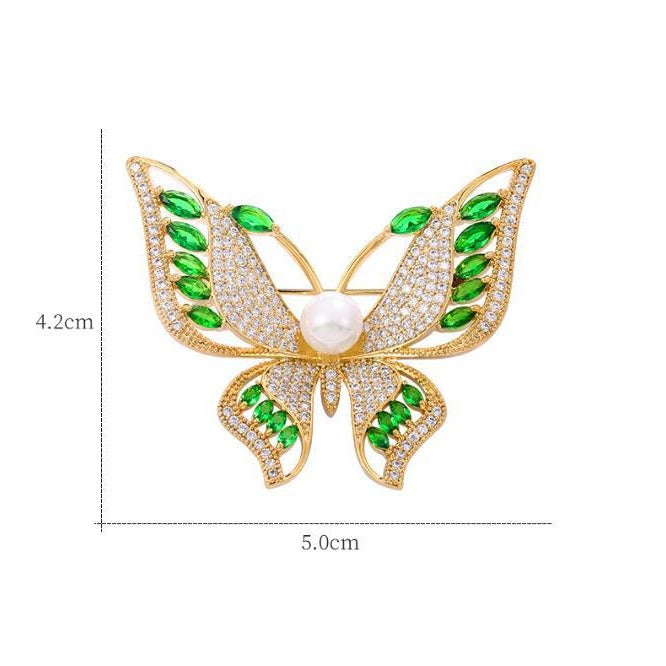 Versatile Butterfly Brooch Buckle