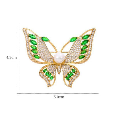 Versatile Butterfly Brooch Buckle