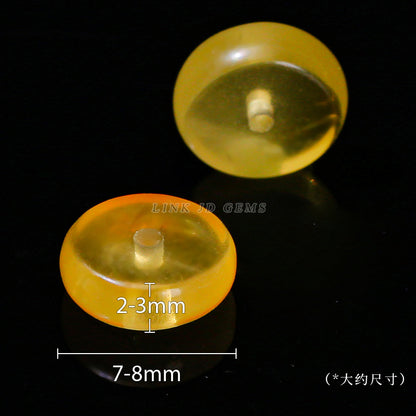 8Mm natural beeswax septum reflux old wax septum beads