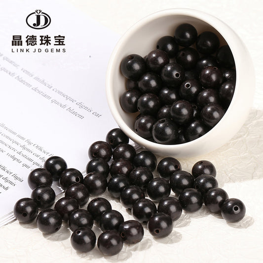 Ebony Through Hole Beads Loose Beads