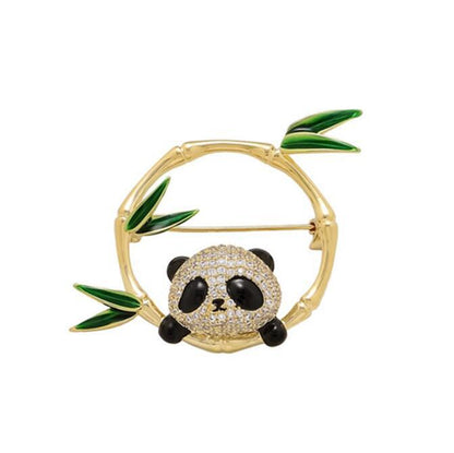 Panda Brooch