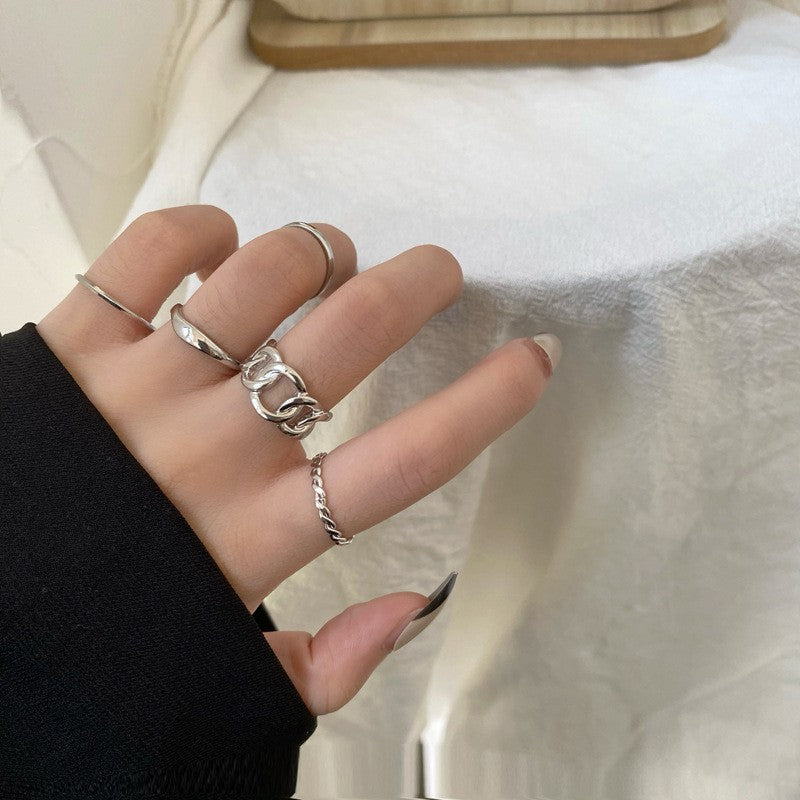 Personalized five-piece ring