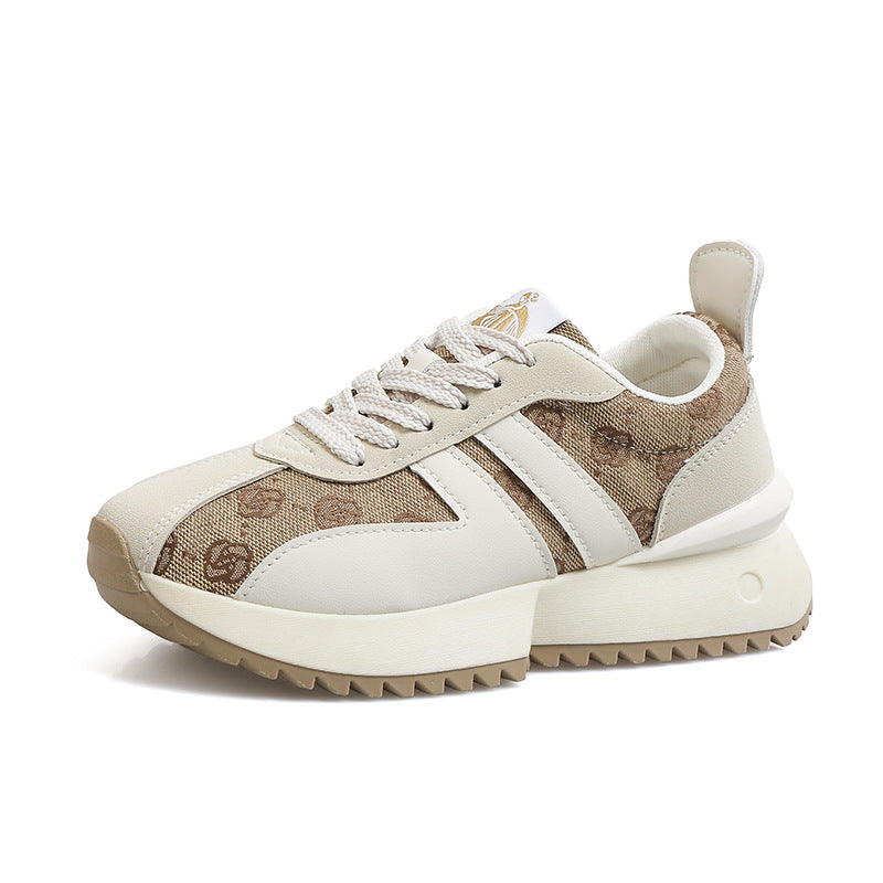 Versatile Forrest Gump thick-soled canvas sneakers for women