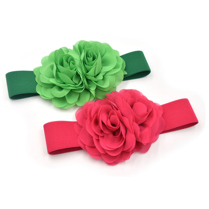 6Cm wide flower decorative waist seal