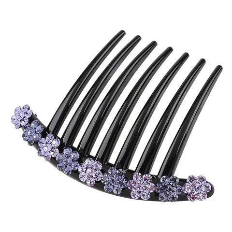 Rhinestone Flower Hair Comb Insert Comb Hair Accessories