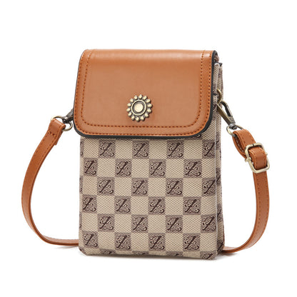 Alphabet checkerboard bag