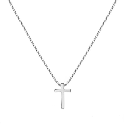 Cross Pendant Real Gold Plated Necklace