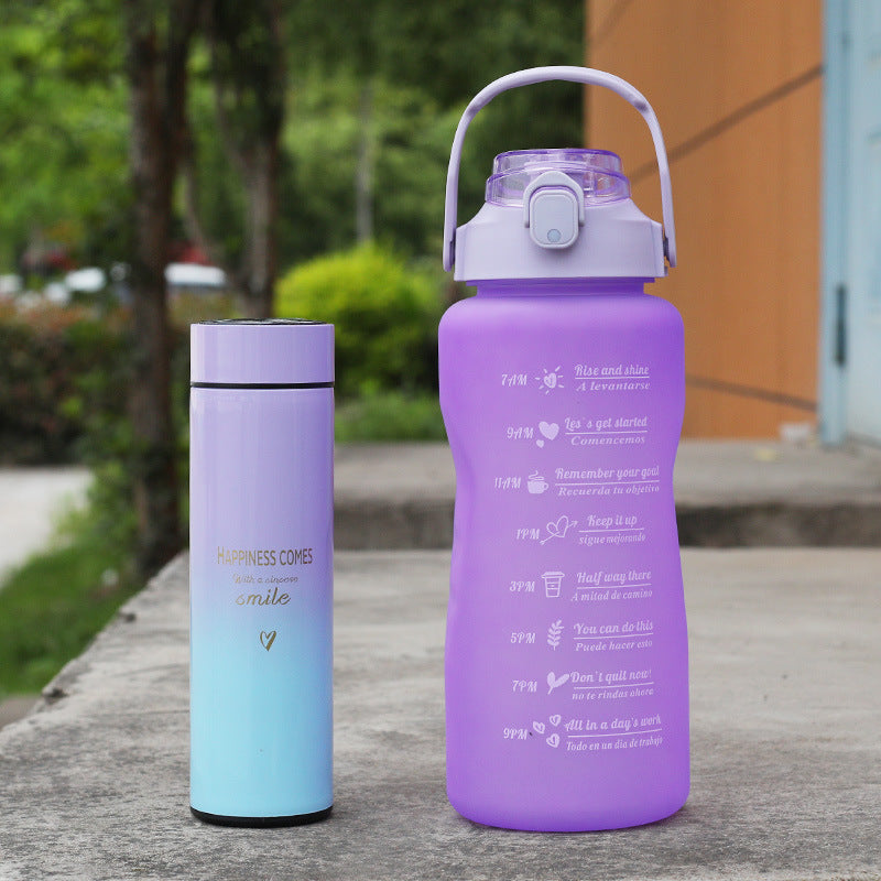 Plastic Insulated Bottle with Direct Drink