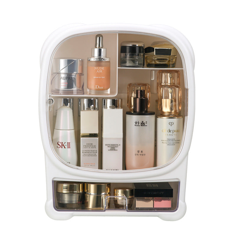 Wall-Mounted Large Capacity Makeup Organizer