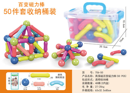 Magnetic Stick Building Blocks Kids Educational Toy