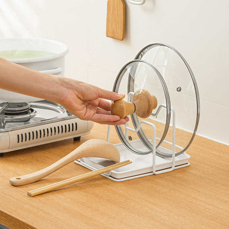 Pot Lid and Utensil Holder