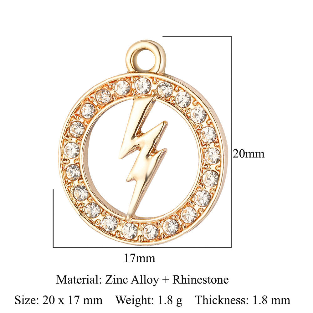 5 pcs/pack star moon sun zinc alloy pendant