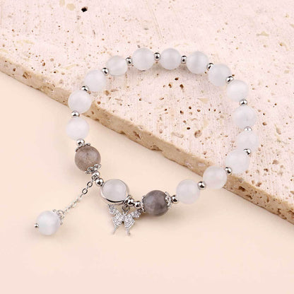 Natural freshwater pearl bracelet amethyst bracelet.