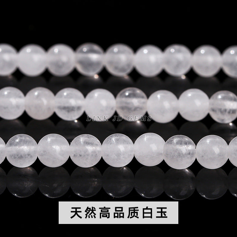 4Mm natural stone crystal agate small beads round beads