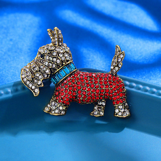 Animal Dog French Niche Brooch