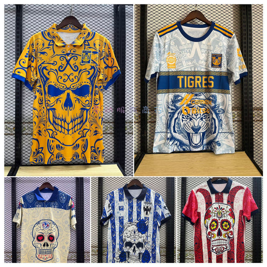 23-24 Day of the Dead Mart¨ªnez Mexico Tigres Monterrey Special Edition